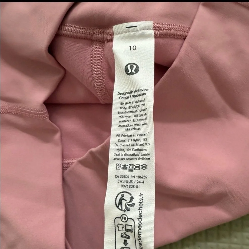 Lululemon athletica Leggings Align High Rise 25” Pink Tide Run yoga active wear